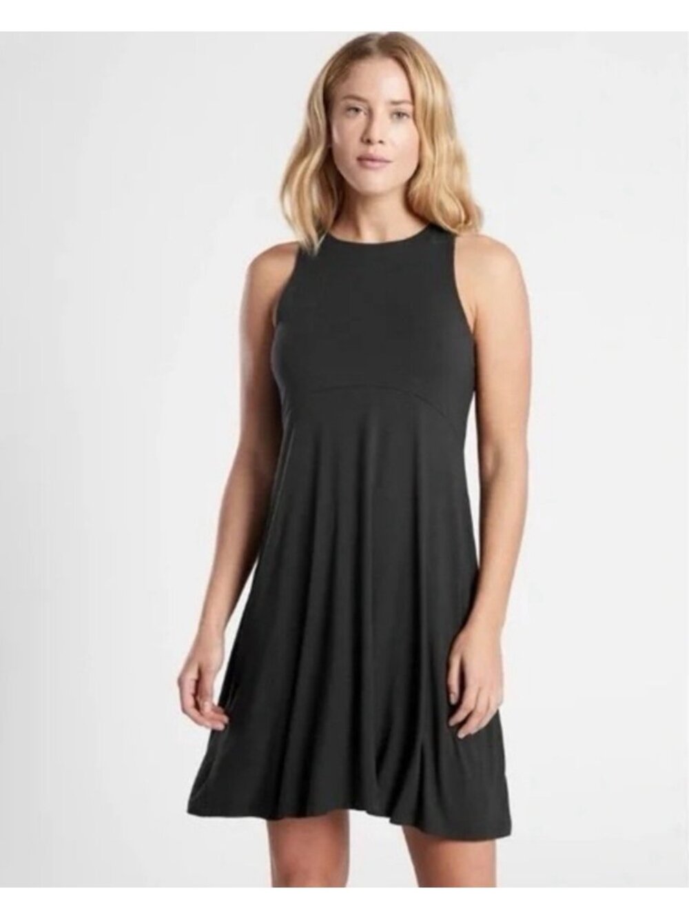 Athleta Santorini Thera Dress, Black, Small